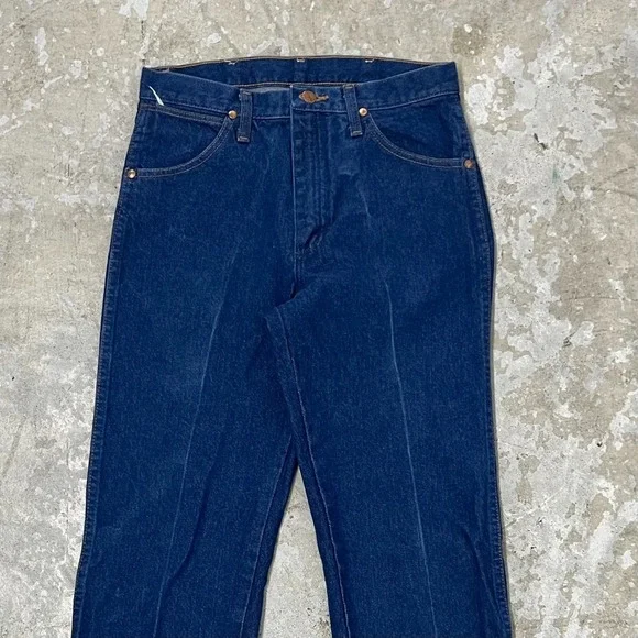 Wrangler Jeans 30x34 Blue Pant Cowboy Western‎ 13MWZ Denim Vintage Fits 28x33 - Picture 4 of 16